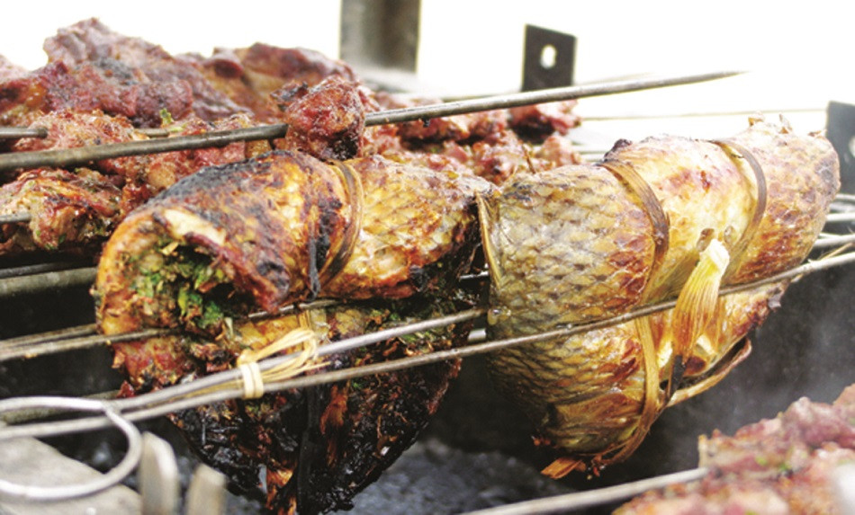 Cá nướng Pa Pỉnh Tộp