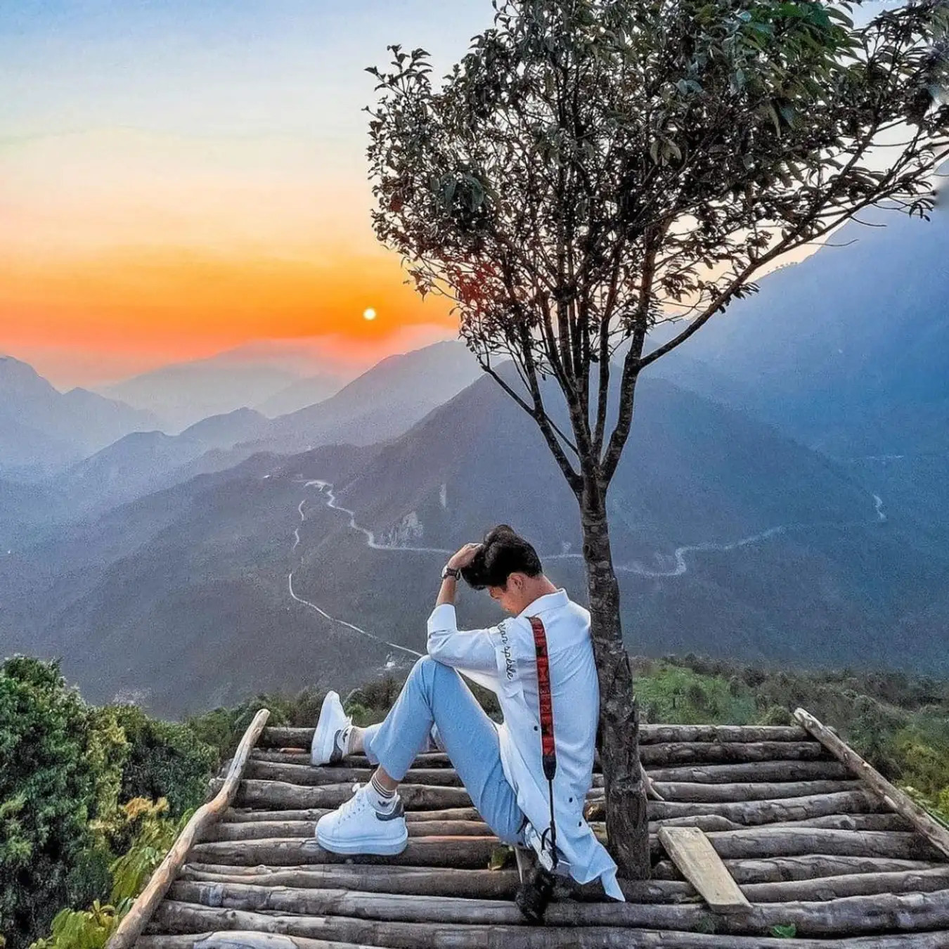 Hoàng hôn trên đỉnh Fansipan